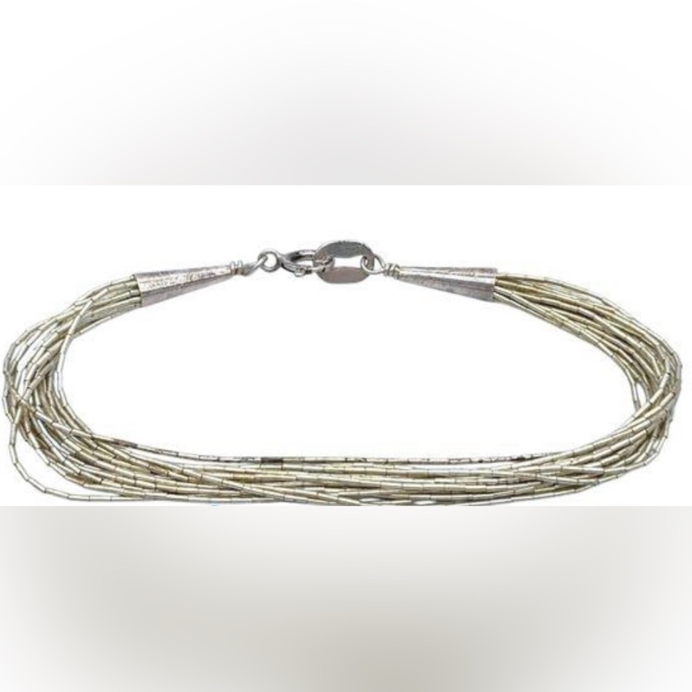 QT Quoc Liquid 925 Sterling Silver Multi-strand Bracelet